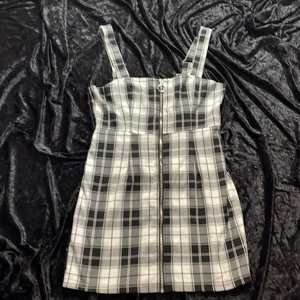 Black and White Checked Forever 21 Dress